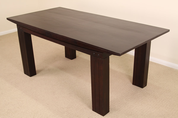 Tokyo Solid Dark Mango Dining Table