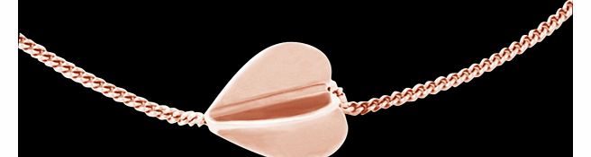 My Heart Spins Rose Gold Vermeil Bracelet