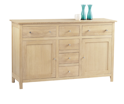 oak Sideboard 2 Door 6 Drawer Corndell Nimbus