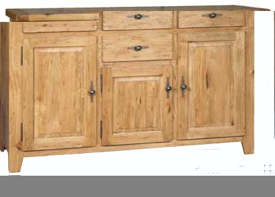 oak SIDEBOARD TRIPLE 4 DRAWER 3 DOOR COTSWOLD