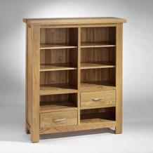 Oak Westminster Oak Bookcase Low