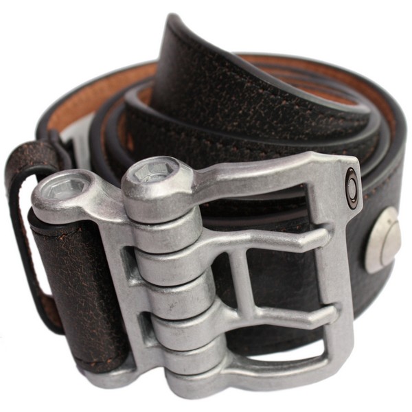 Black Rivet Leather Belt by