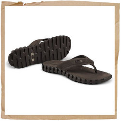 Coil Over Flip Flop Dark Brown