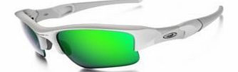 Flak Jacket Xlj Sunglasses Matte White/