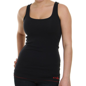 Oakley Ladies Script Rib tank - Black