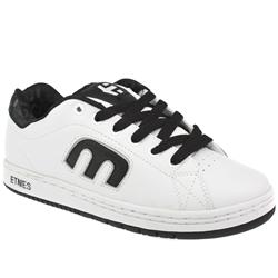 Male Etnies Callicut Ii Leather Upper in White and Black