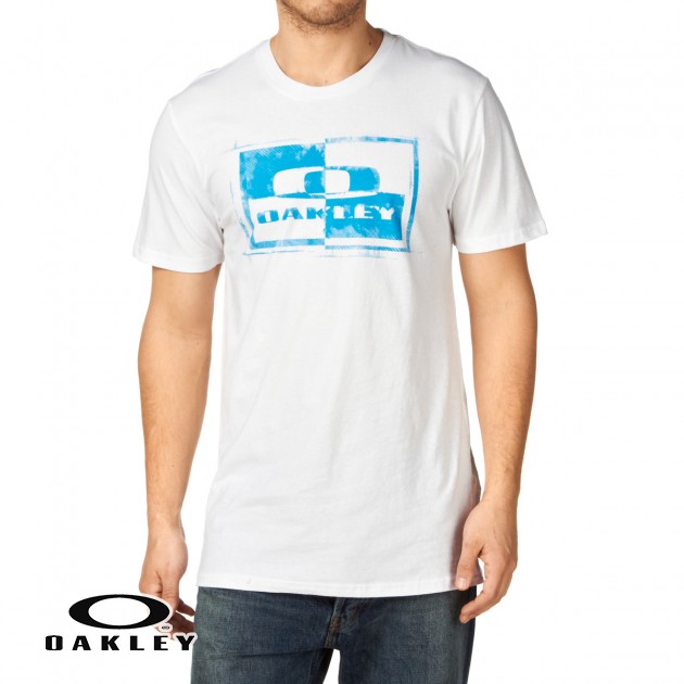 Mens Oakley Block It T-Shirt - White