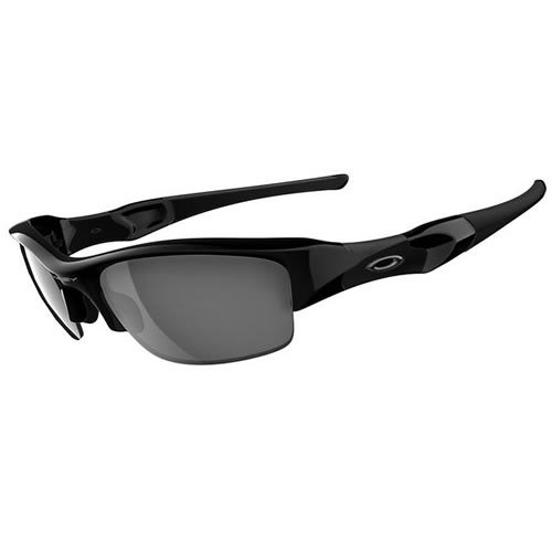 Mens Oakley Flak Jkt Sunglasses Jet Black/black