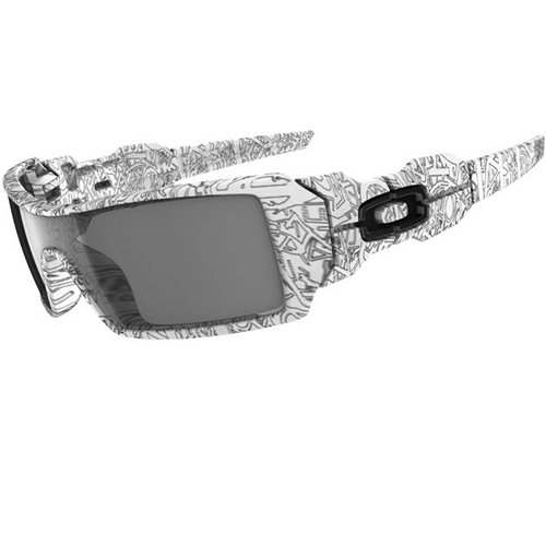 Mens Oakley Oil Rig White W/text Sunglasses