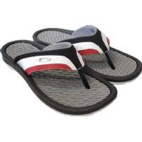 Oakley SNARE FLIP FLOPS - WHITE/RED