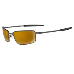 Square Wire Sunglasses - Chrome/Bronze