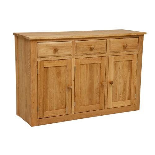 Oakwell Large 3 Door 3 Drawer Wide Sideboard