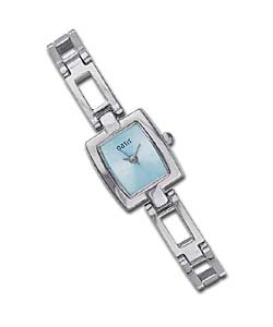 Ladies Chrome Coloured Bracelet Watch