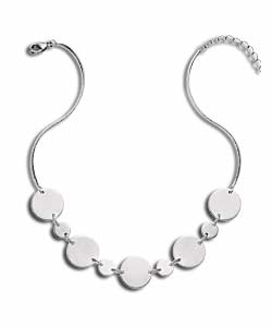 Sterling Silver Circles Choker