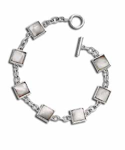 Sterling Silver Mother of Pearl Bracelet