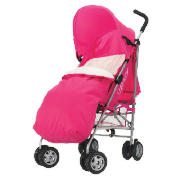 Atlas Scribbles Pushchair & Footmuff, Pink