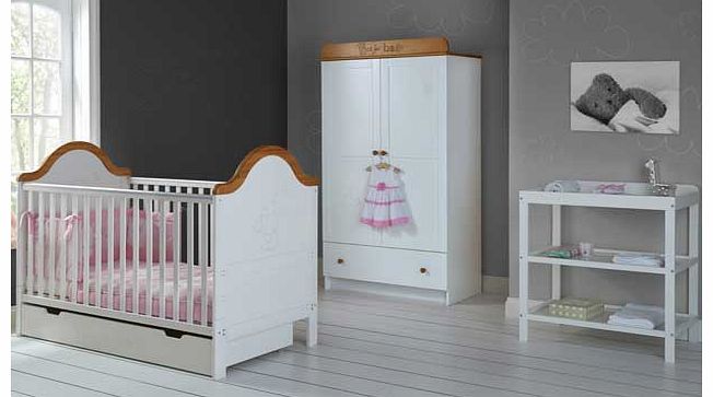 B is for Bear 4 Piece Nursery Furniture