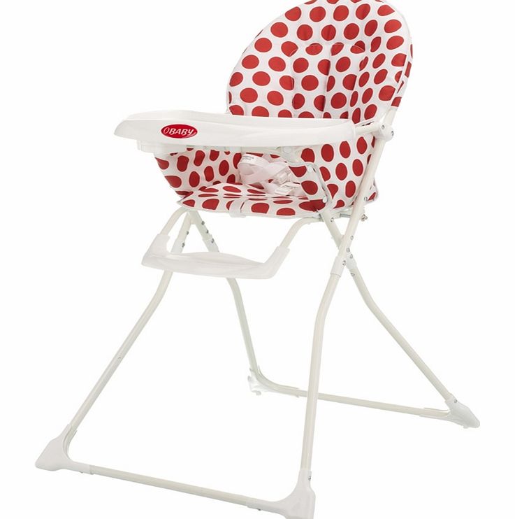 Munchy Highchair Dotty Red 2014