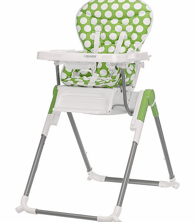 Nanofold Highchair Dotty Lime 2014