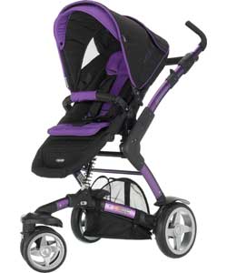 Zynergi 3Tec Pram and Pushchair - Purple