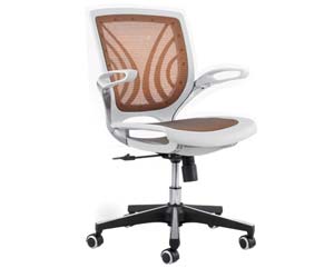 white mesh chair