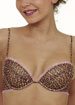 Pussycat underwired padded plunge bra