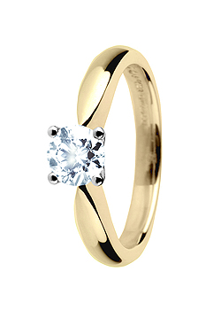 Goldsmiths Octavia 18ct yellow gold 0.75ct