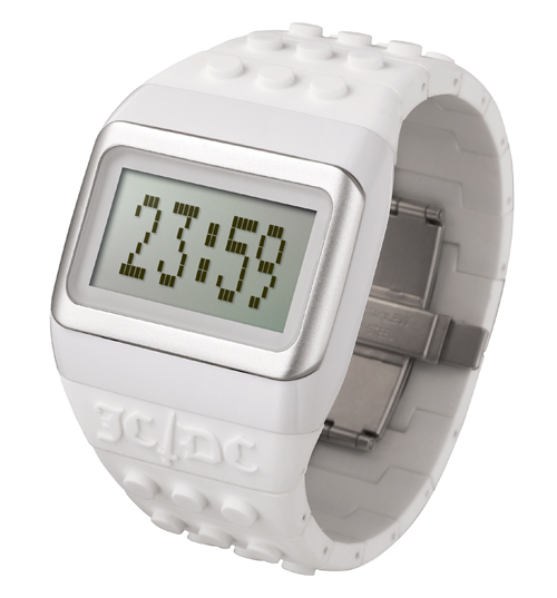 White Pop Hours JC/DC Retro Watch from ODM