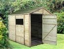 Odyssey Apex Shed: Odyssey Apex Shed 6 x 8 m