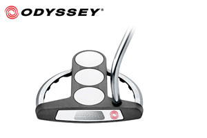 Odyssey Golf Menand#8217;s White Steel Tri Ball SRT Putter