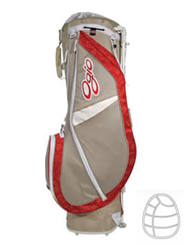 Golf Featherlite Ladies Stand Bag Cherry