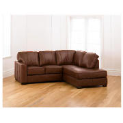 right hand facing Leather Corner Sofa, Cognac