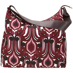 Changing Bag- Purple Retro Swirls- Hobo