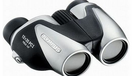 12 x 25 PC I Silver Binocular