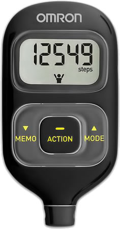 Walking Style III Black Pedometer