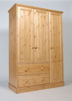 Range Triple Gents Wardrobe With 2 Drawers -