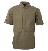 Khaki Short Sleeve Shirt