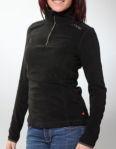 Garnet Ladies layer fleece - Black