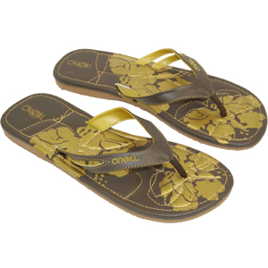 Ladies ONeill Gritt Metallic Flip Flops. Urban