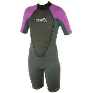 Ladies ONeill Reactor Spring Shortie Wetsuit.