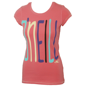 Ladies ONeill Tinne T-Shirt. Flamingo Pink