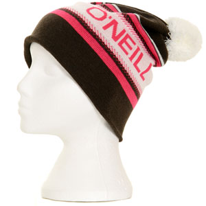 ONeill Ladies Pom Pom Bobble beanie - Brown