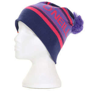 ONeill Ladies Pom Pom Bobble beanie - Purple