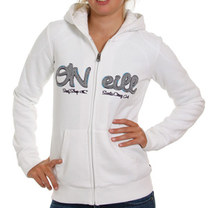 ONeill Ladies Sophie Zip Hoody - White