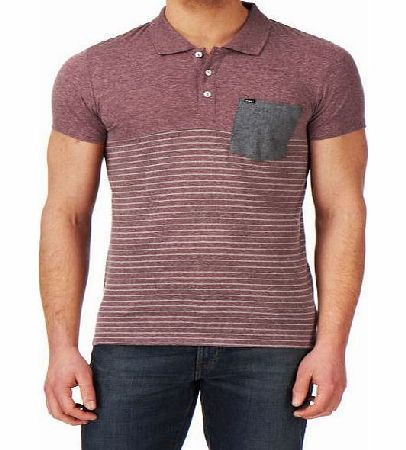 Mens ONeill Lm Raz Polo Shirt - Brick Red