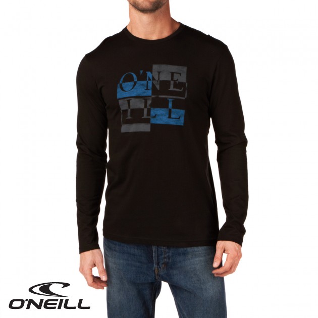 Mens ONeill Nelson Long Sleeve T-Shirt - Black