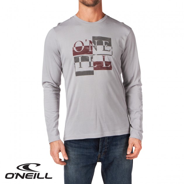 Mens ONeill Nelson Long Sleeve T-Shirt - Metal