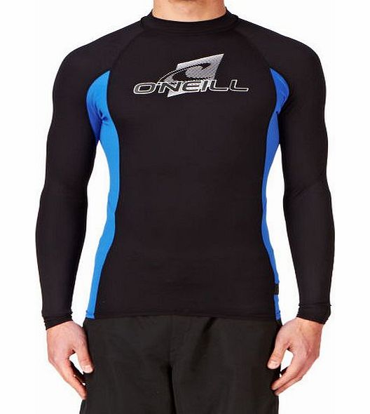 Mens ONeill Skins Long Sleeve Crew Rash Vest -