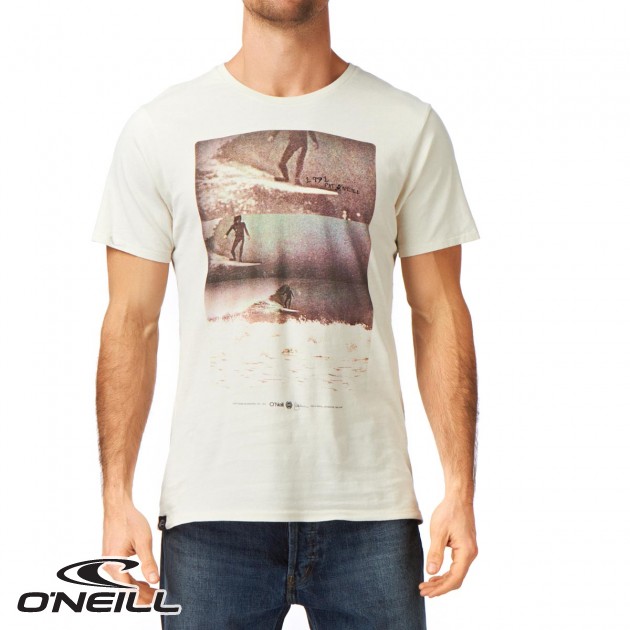 Mens ONeill Waverider T-Shirt - Vapourous White