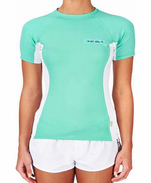 Womens ONeill Womens Skins Short Sleeve Crew